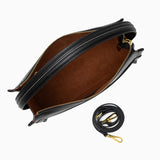 Sabine Structured Black Leather Shoulder Bag for Women – Elegant Work & Daily Tote