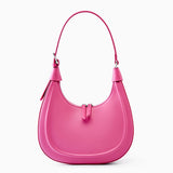 Dahlia Crescent Shoulder Bag – Sleek Black Minimalist Design