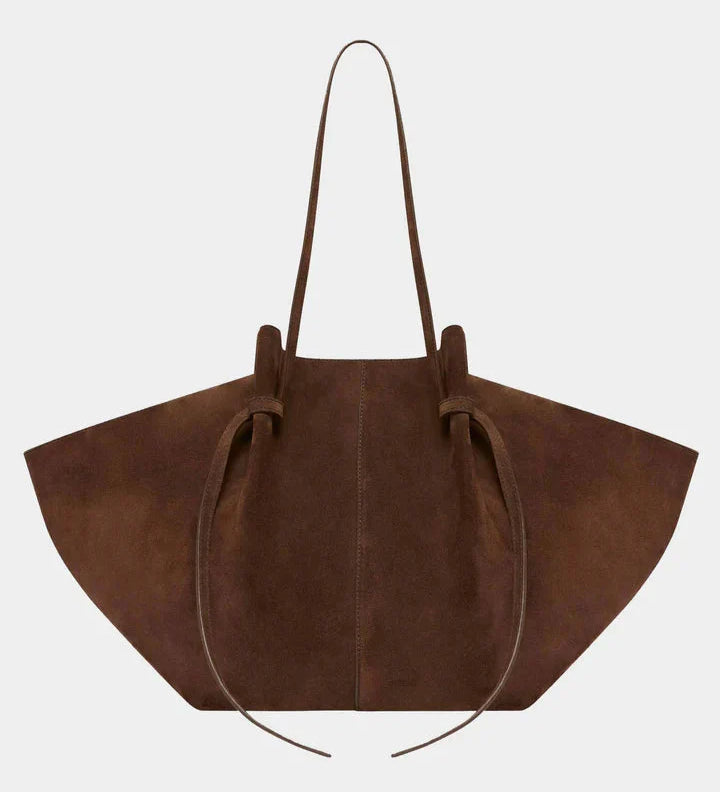 Charlotte | Brown Suede Tote Bag – Effortless & Chic