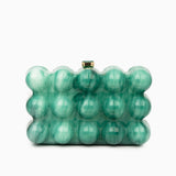 Pearl Bubble Clutch – Sculptural Acrylic Evening Bag