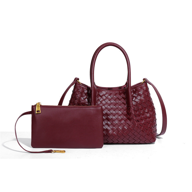 Mariana Woven Mini Tote - Soft Silhouette