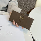Lily | Black Pebbled Leather Wallet – Timeless Elegance & Functionality