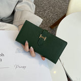 Lily | Black Pebbled Leather Wallet – Timeless Elegance & Functionality