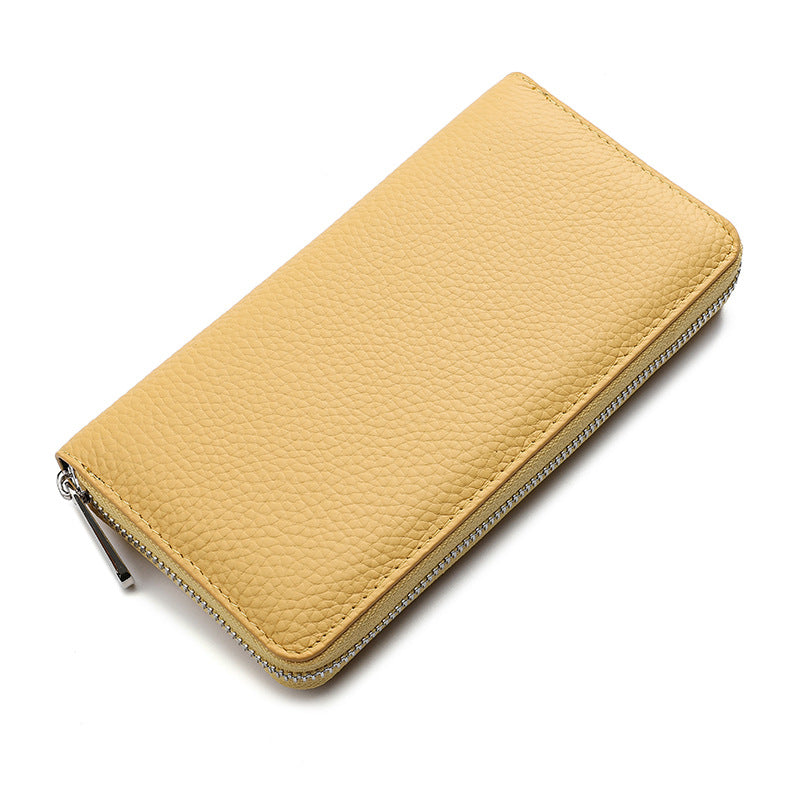 Ondine | Vibrant Leather Zip-Around Wallet – Chic & Functional Luxury