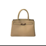 Lou Classic Leather Handbag – Timeless, Structured & Elegant