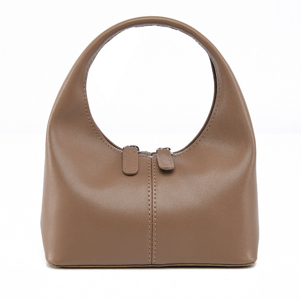 Valdira | Tan Leather Hobo Bag – Minimalist & Chic