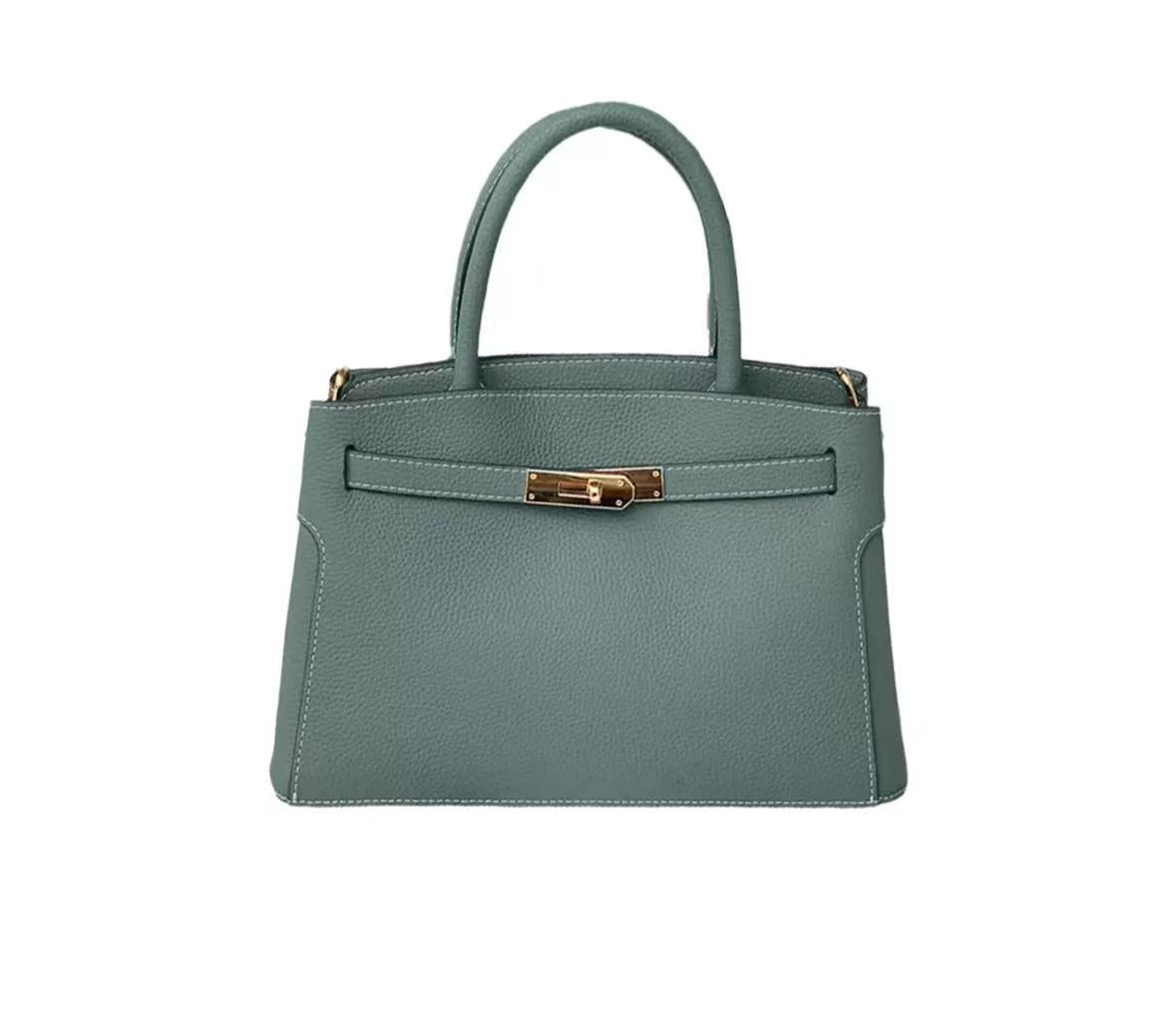 Lou Classic Leather Handbag – Timeless, Structured & Elegant