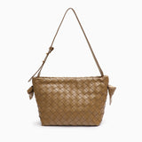 Ciara Woven Shoulder Bag – Elegant Faux Leather Tote