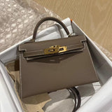 Galatea | Elegant Black Leather Handbag – Classic Luxury & Functionality