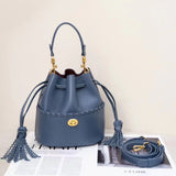 Women’s Leather Bucket Bag – Hand-Stitched Minimalist Design