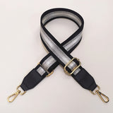 Eulalia | Classic Leather & Canvas Bag Strap – Elegant & Adjustable Design