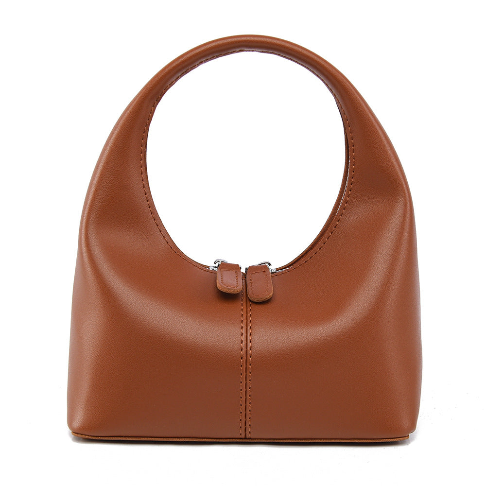 Valdira | Tan Leather Hobo Bag – Minimalist & Chic