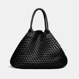 Handcrafted Woven Vegan Leather Tote – Timeless Style for Everyday Use