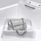 Aeris | Luxury Turquoise Crystal Evening Bag – Bold & Elegant Statement Piece