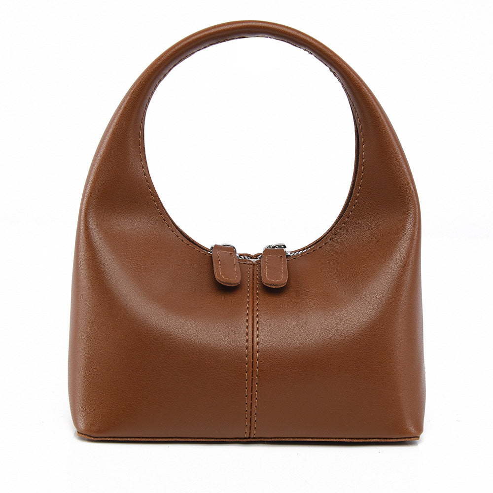 Valdira | Tan Leather Hobo Bag – Minimalist & Chic