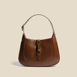 Lily | Elegant Mini Shoulder Bag with Buckle Detail – Chic & Compact