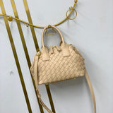 Hestia | Elegant Brown Woven Leather Handbag – Timeless Craftsmanship & Everyday Luxury