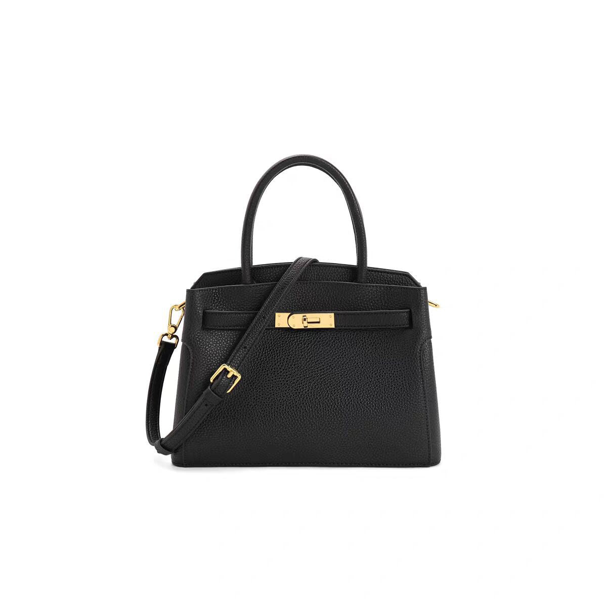 Lou Classic Leather Handbag – Timeless, Structured & Elegant