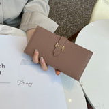 Lily | Black Pebbled Leather Wallet – Timeless Elegance & Functionality