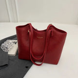 Scarlet | Chic Leather Tote Bag with Playful Charm – Elegance Meets Fun