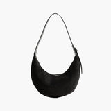 Mira  | Suede Half-Moon Bag