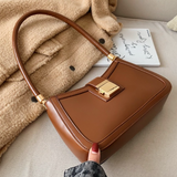 Valencia | Black Luxe Leather Shoulder Bag – Bold & Sophisticated