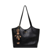 Scarlet | Chic Leather Tote Bag with Playful Charm – Elegance Meets Fun