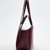 Sophia | Brown Leather Shopper Bag – Elegant & Practical