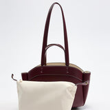 Sophia | Brown Leather Shopper Bag – Elegant & Practical