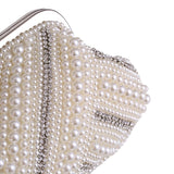 Orlena | Elegant Pearl & Crystal Clutch – Timeless & Sophisticated Design