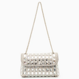 Xylia | Luxury Silver Crystal Evening Bag – Glamorous & Dazzling Design