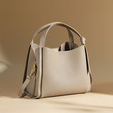 Women’s Leather Bucket Bag – Minimalist Shoulder bag