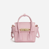 Women’s Wing-Shaped Leather Crossbody Bag – Gold Hardware