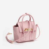 Women’s Wing-Shaped Leather Crossbody Bag – Gold Hardware