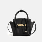 Women’s Wing-Shaped Leather Crossbody Bag – Gold Hardware