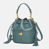Women’s Leather Bucket Bag – Hand-Stitched Minimalist Design