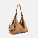 Women’s Leather Crossbody Hobo Bag – Everyday Minimalist
