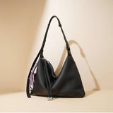 Women’s Leather Crossbody Hobo Bag – Everyday Minimalist