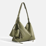 Women’s Leather Crossbody Hobo Bag – Everyday Minimalist