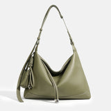 Women’s Leather Crossbody Hobo Bag – Everyday Minimalist