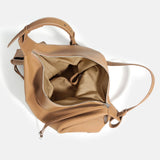 Women’s Leather Crossbody Hobo Bag – Everyday Minimalist