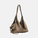 Women’s Leather Crossbody Hobo Bag – Everyday Minimalist