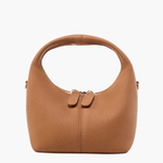 Abby Luxe Pebbled Leather Bucket Bag - Stylish & Durable