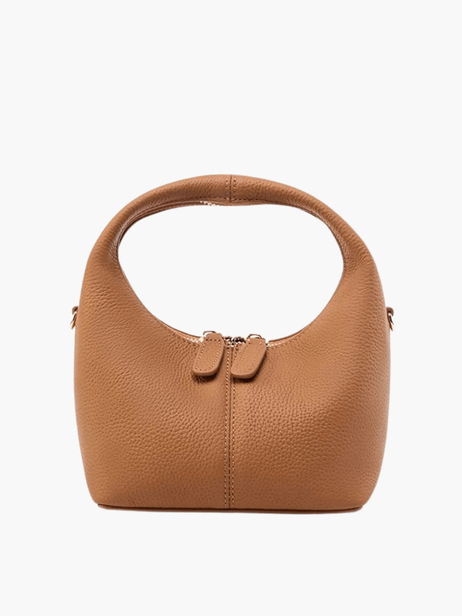 Abby Luxe Pebbled Leather Bucket Bag - Stylish & Durable