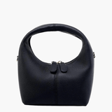 Abby Luxe Pebbled Leather Bucket Bag - Stylish & Durable