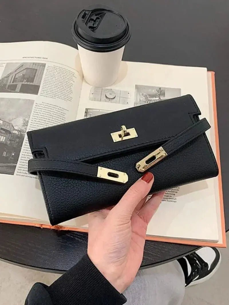 Elegant Wallet with Secure Metal Clasp Aurora-Bags