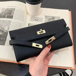 Elegant Wallet with Secure Metal Clasp Aurora-Bags