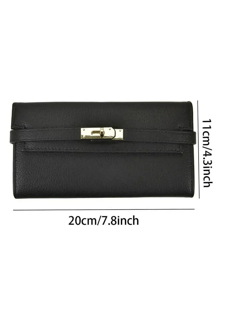 Elegant Wallet with Secure Metal Clasp Aurora-Bags