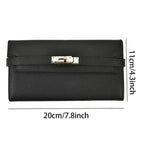 Elegant Wallet with Secure Metal Clasp Aurora-Bags