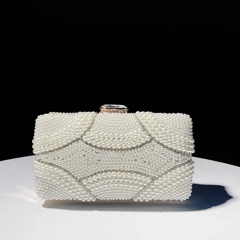 Violeta Pearl Clutch Bag Aurora-Bags